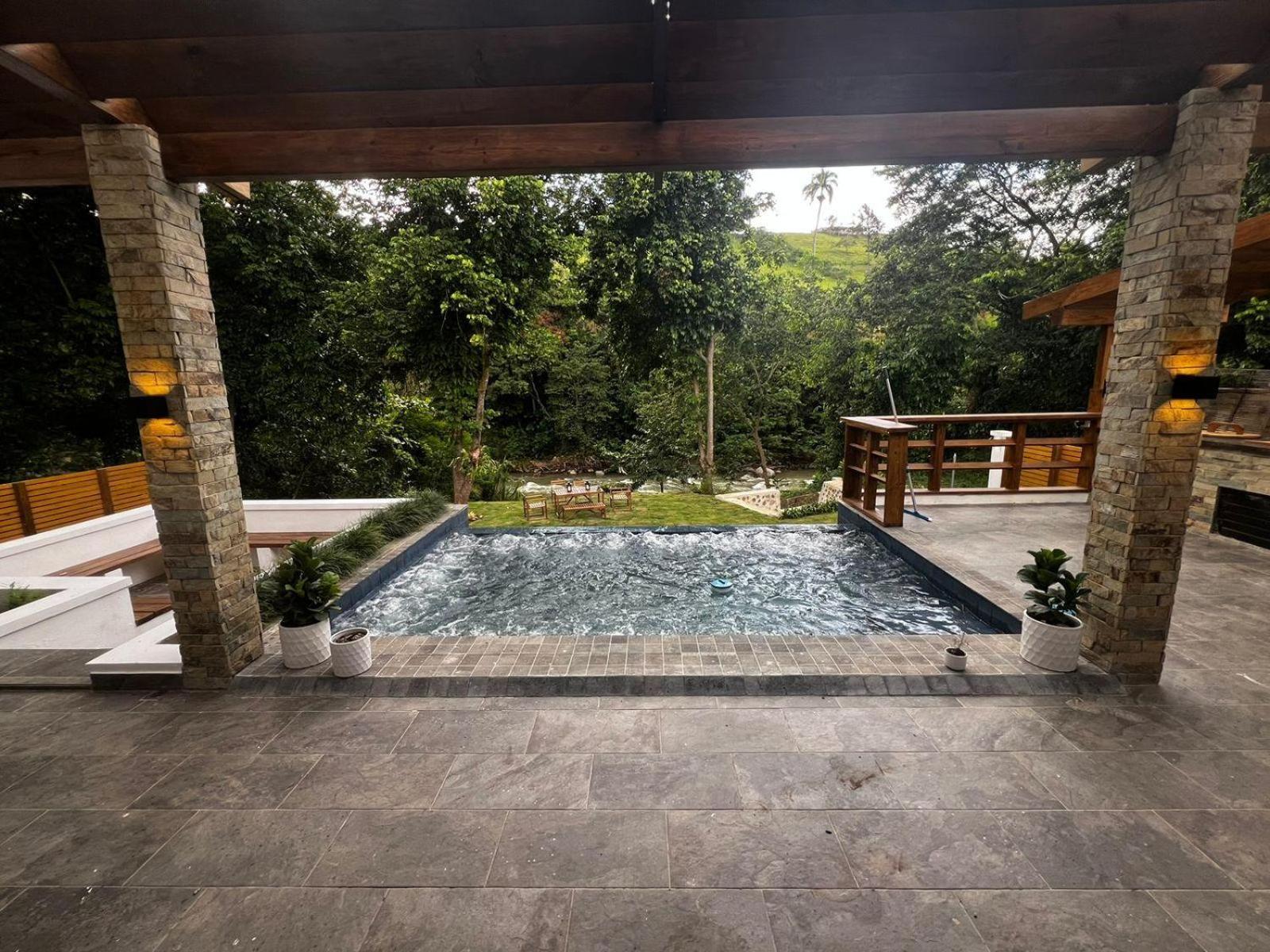 Villa Cielito Del Yaque - Jarabacoa - Rio Privado - Picuzzi Climatizado 외부 사진